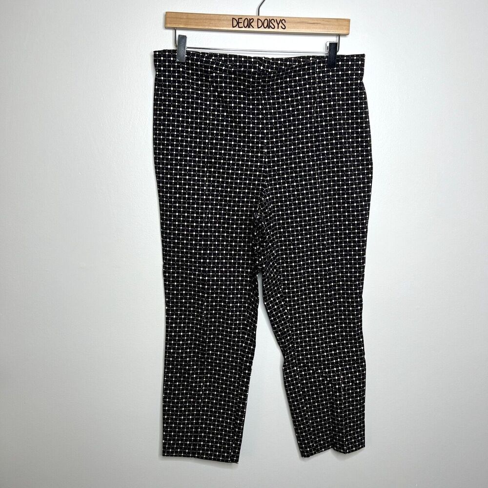 Jules & Leopold Polka Dot Patterned Capri Pants
